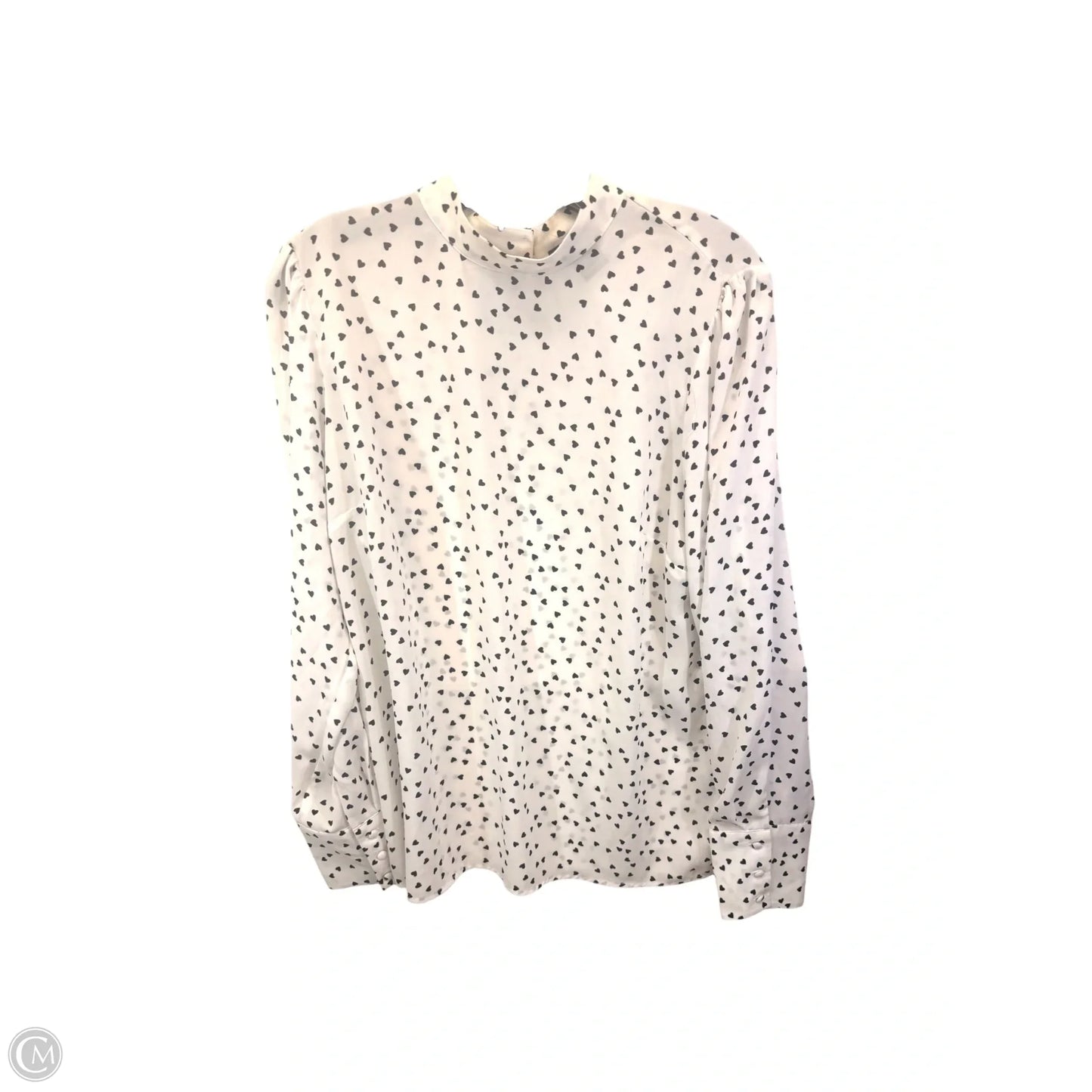 Top Long Sleeve By Jones New York In White, Size: L