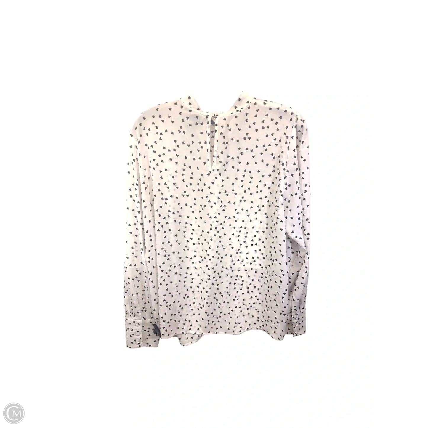 Top Long Sleeve By Jones New York In White, Size: L