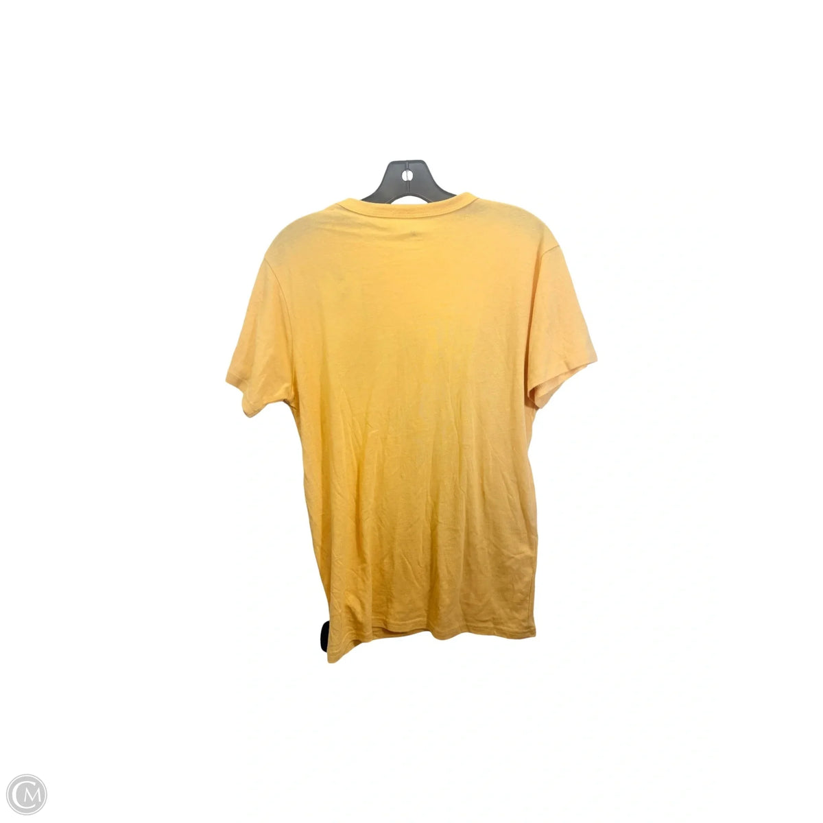 Top Short Sleeve Basic By League In Yellow, Size: S