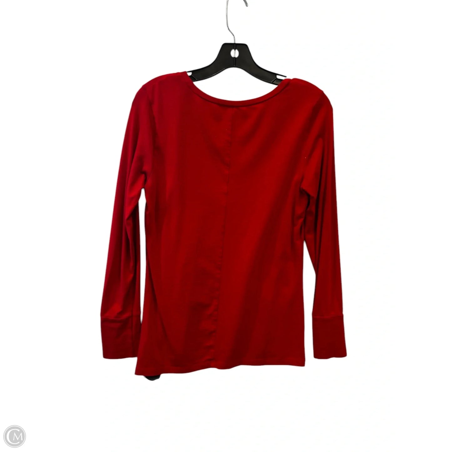 Top Long Sleeve By Ana In Red, Size: S