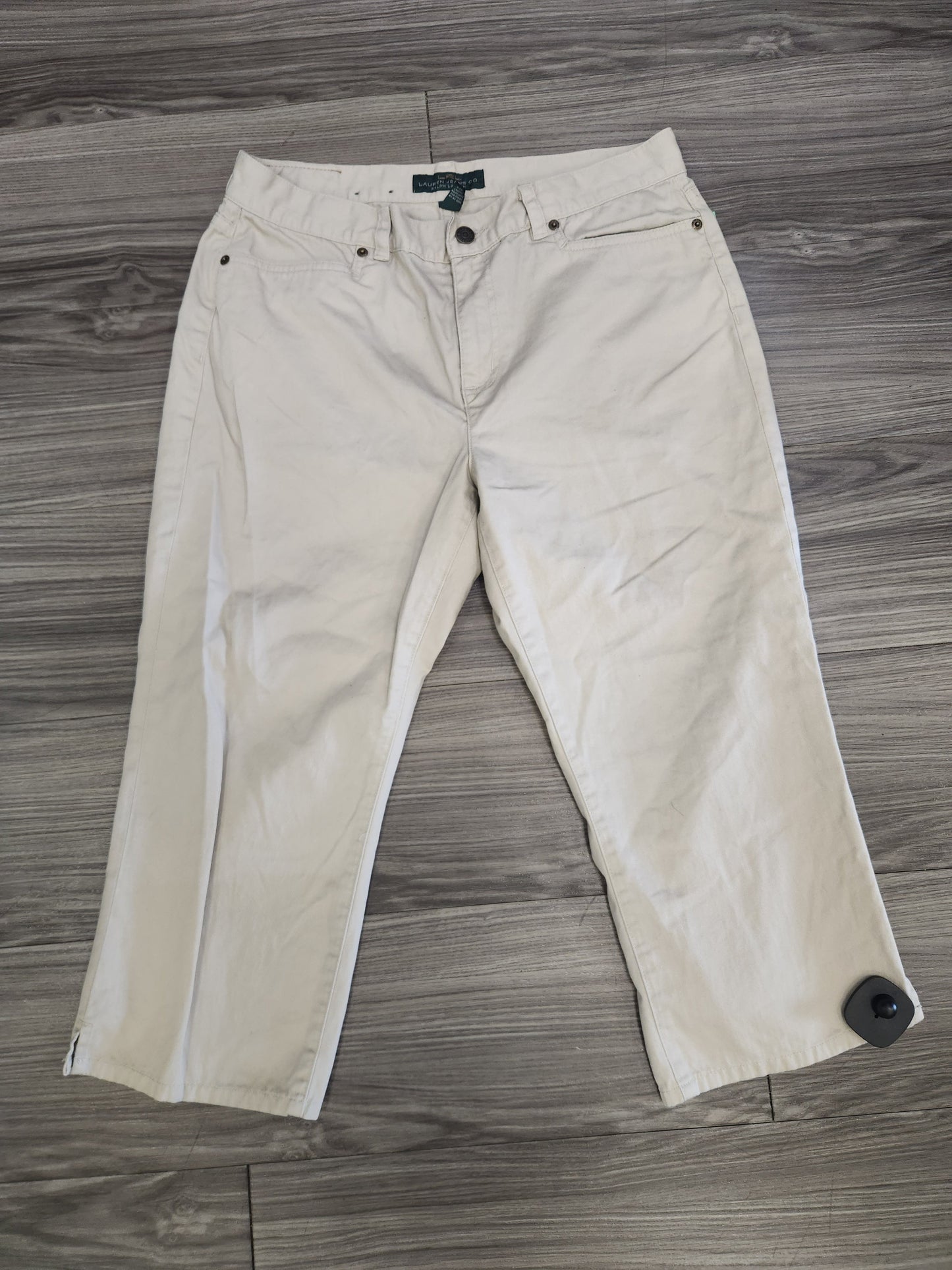 Tan Capris Lauren By Ralph Lauren, Size 10