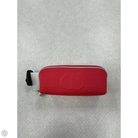 Makeup Bag Luxury Designer By Dior, Size: Medium