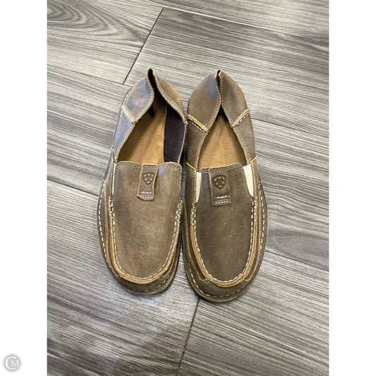 Shoes Flats By Ariat In Brown, Size: 10