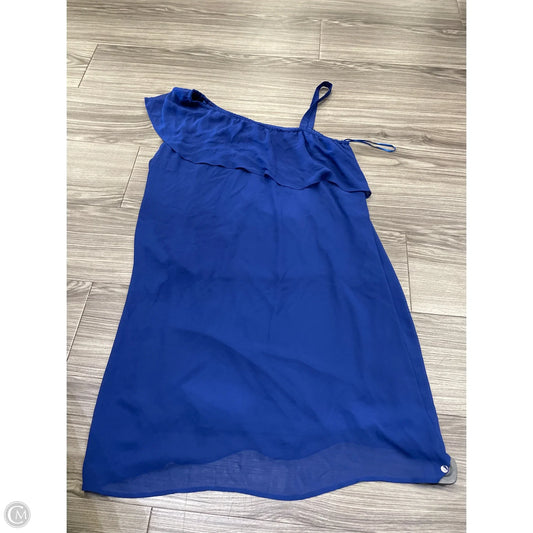 Top Sleeveless By Signature Studio In Blue, Size: L
