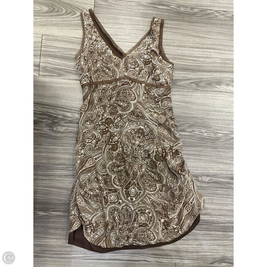 Dress Party Midi By Old Navy In Brown & Tan, Size: 6