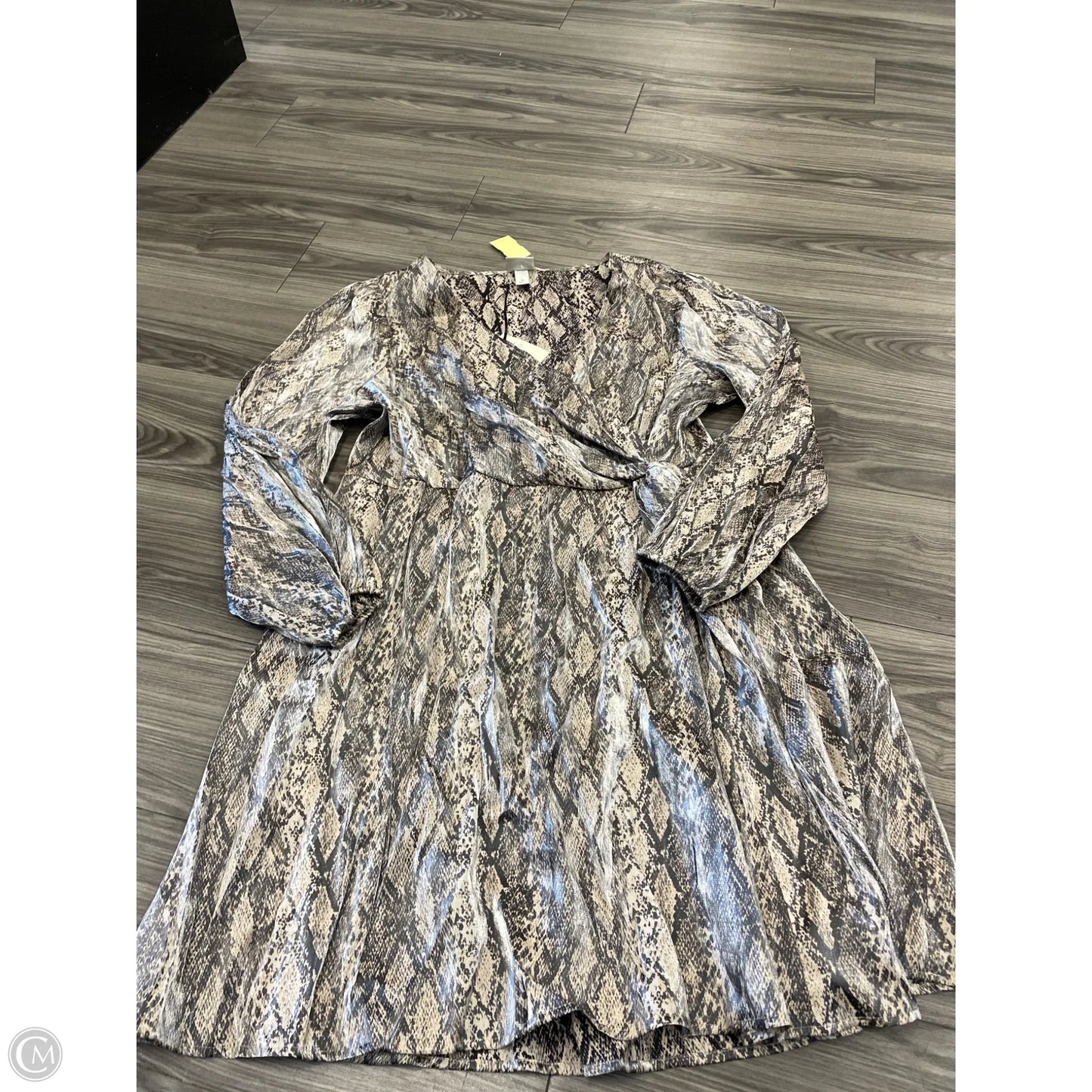 Dress Casual Midi By Ava & Viv In Animal Print, Size: 1x