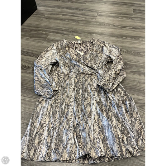 Dress Casual Midi By Ava & Viv In Animal Print, Size: 1x