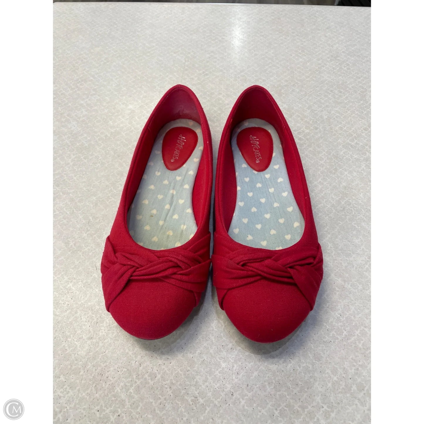 Shoes Flats By Clothes Mentor In Red, Size: 7