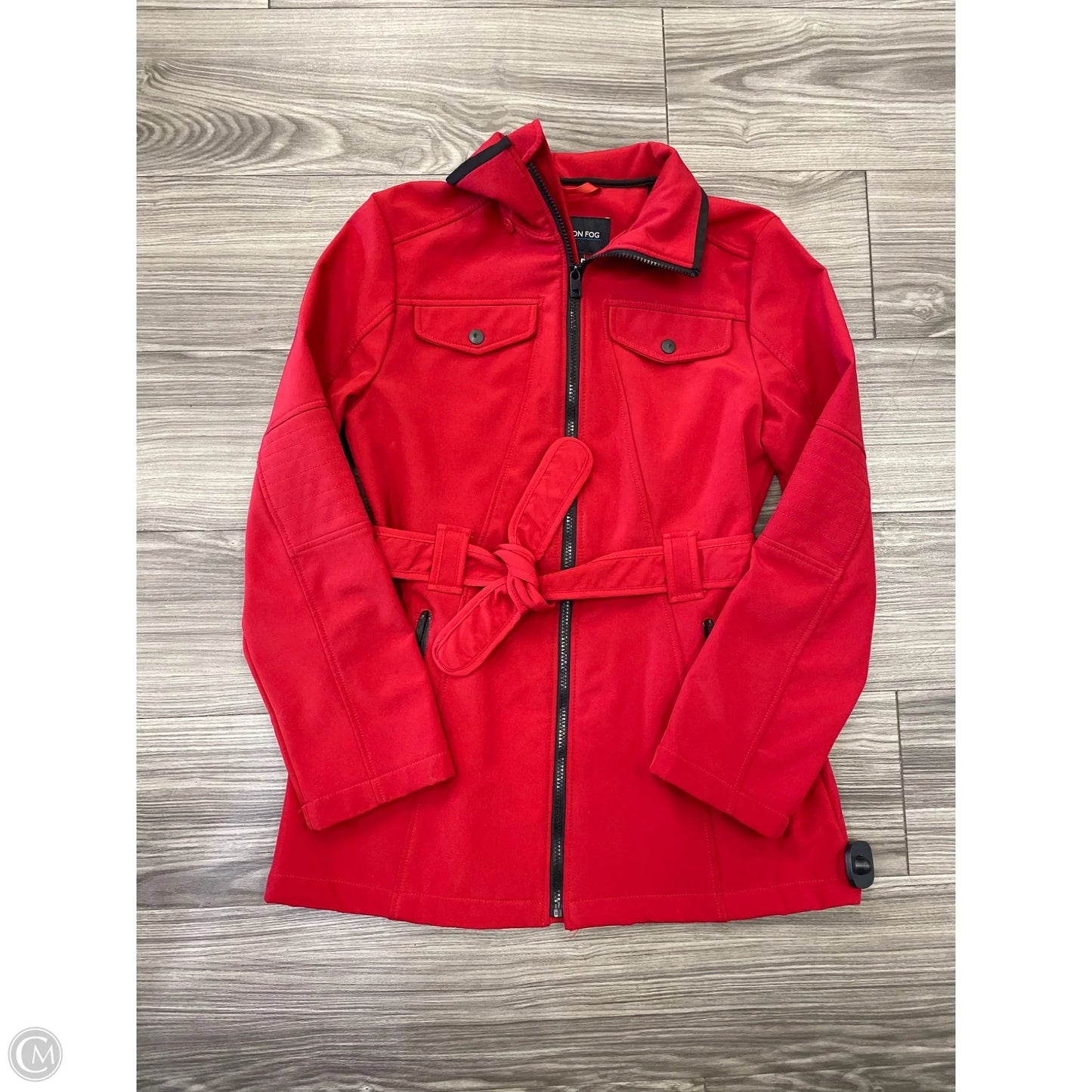 Coat Trench Coat By London Fog In Red, Size: S