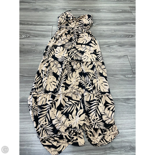 Dress Casual Maxi By No Boundaries In Black & Tan, Size: S