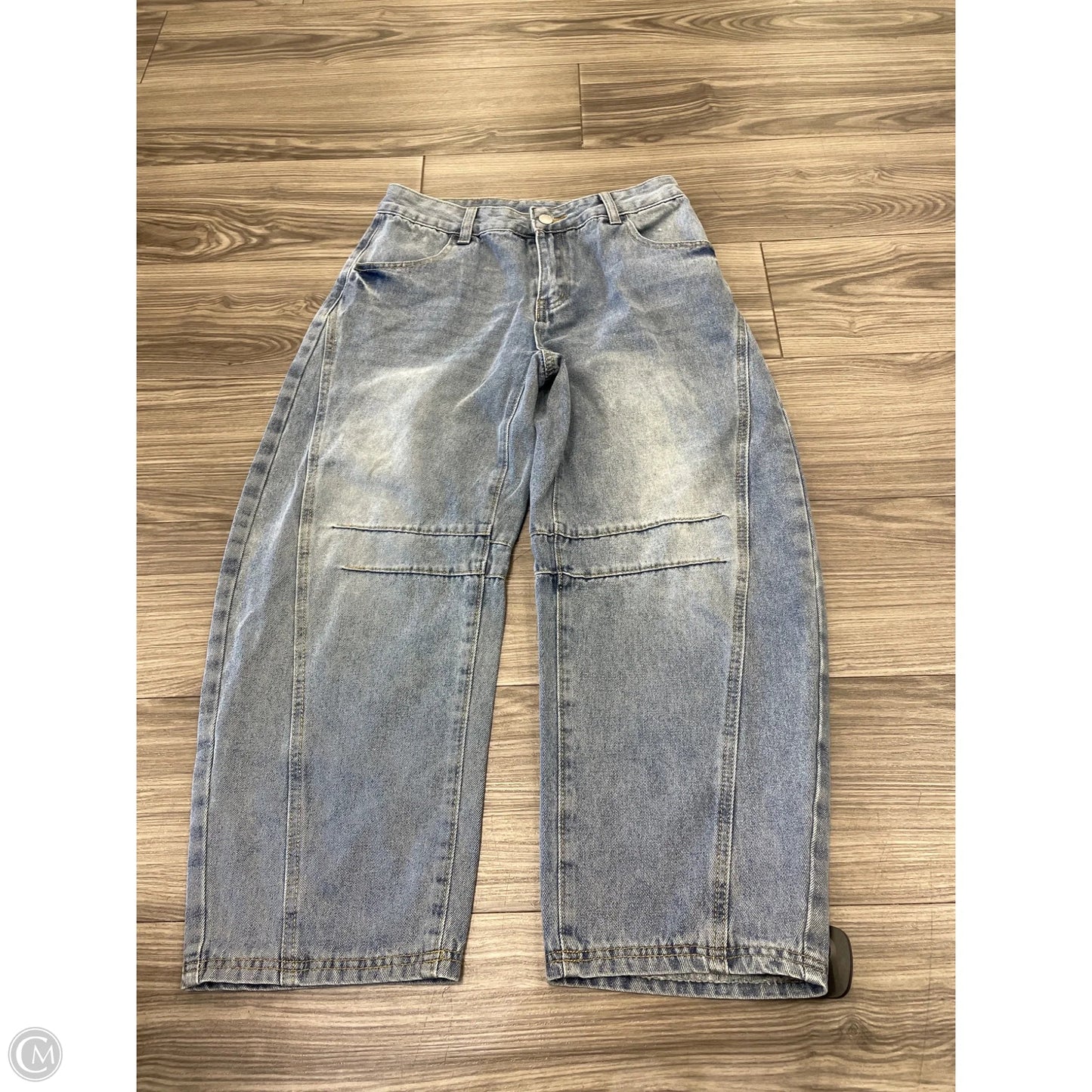 Jeans Wide Leg By Forever 21 In Blue, Size: 4