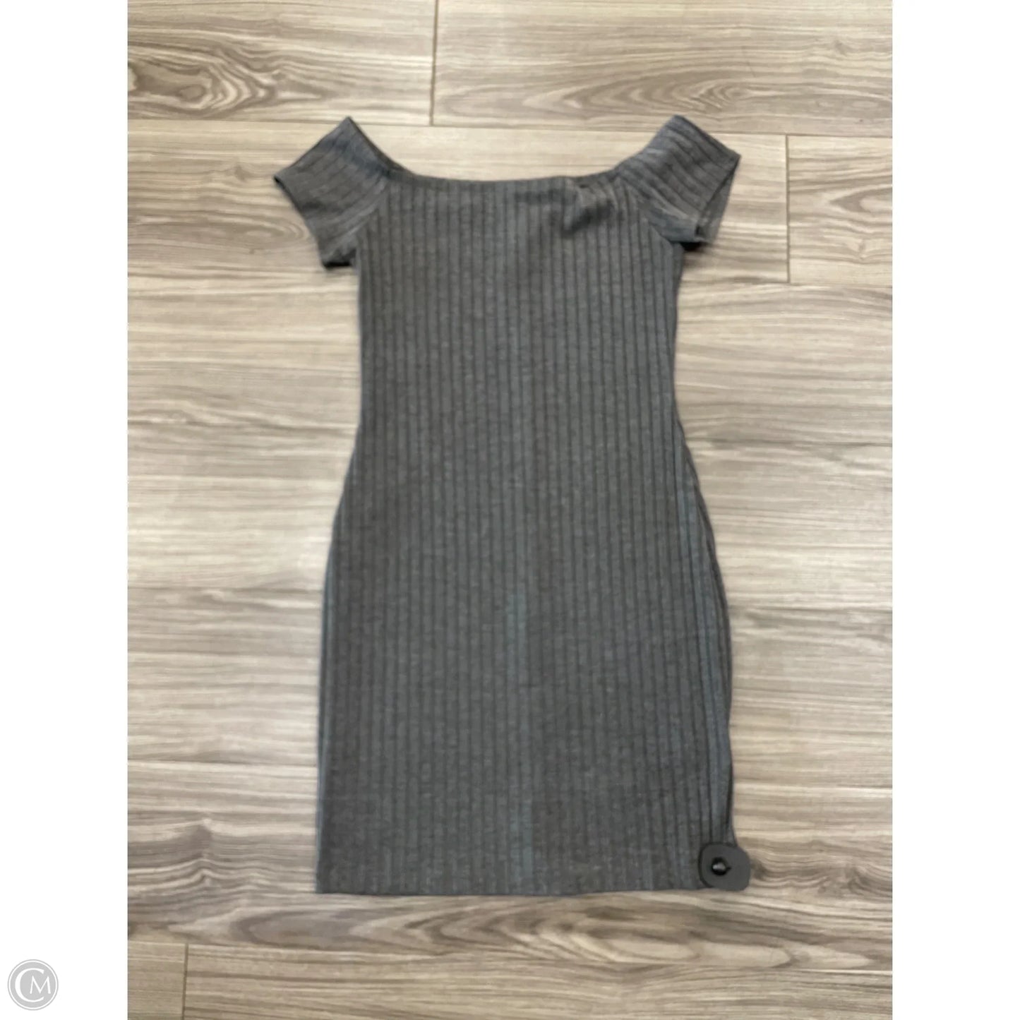 Dress Casual Midi By Express In Grey, Size: M