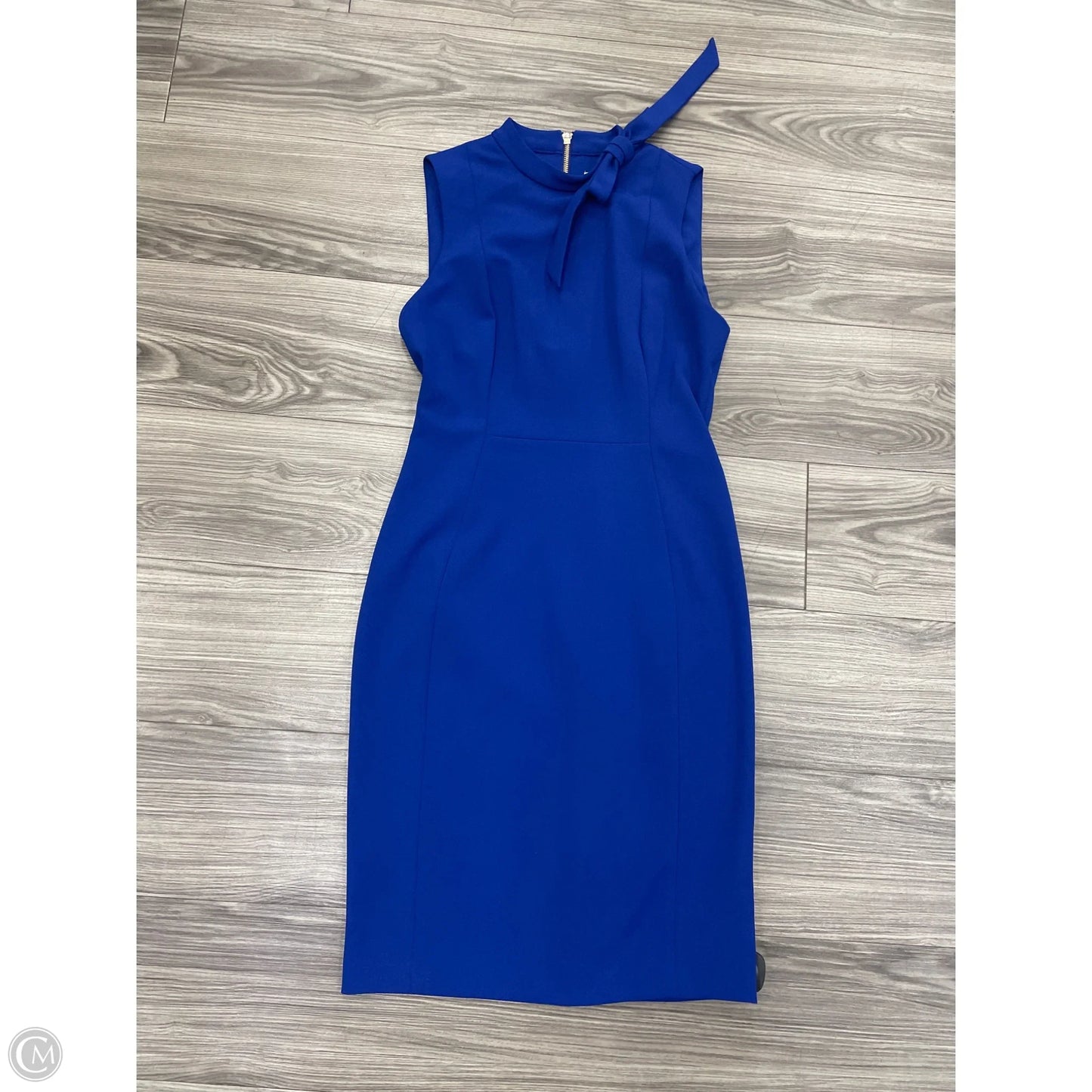 Dress Party Midi By Calvin Klein In Blue, Size: 8