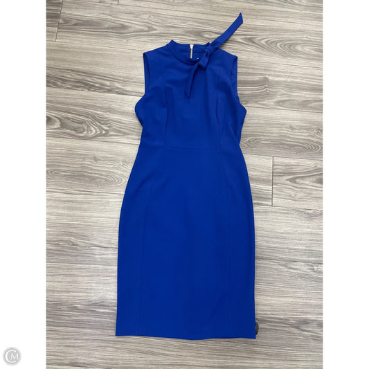 Dress Party Midi By Calvin Klein In Blue, Size: 8