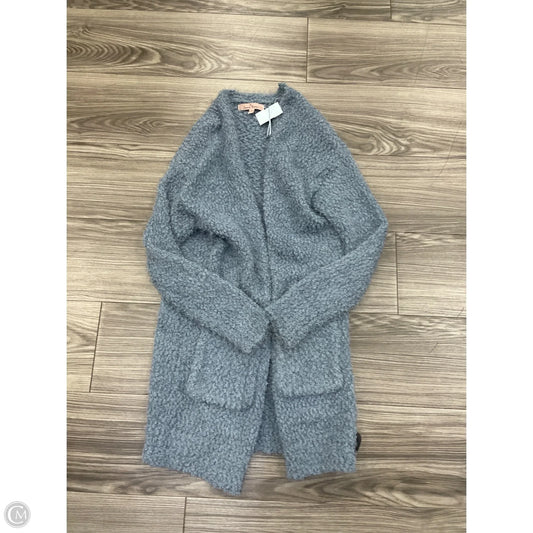 Sweater Cardigan By Love Tree In Blue, Size: S