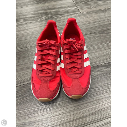 Shoes Athletic By Adidas In Red & White, Size: 10