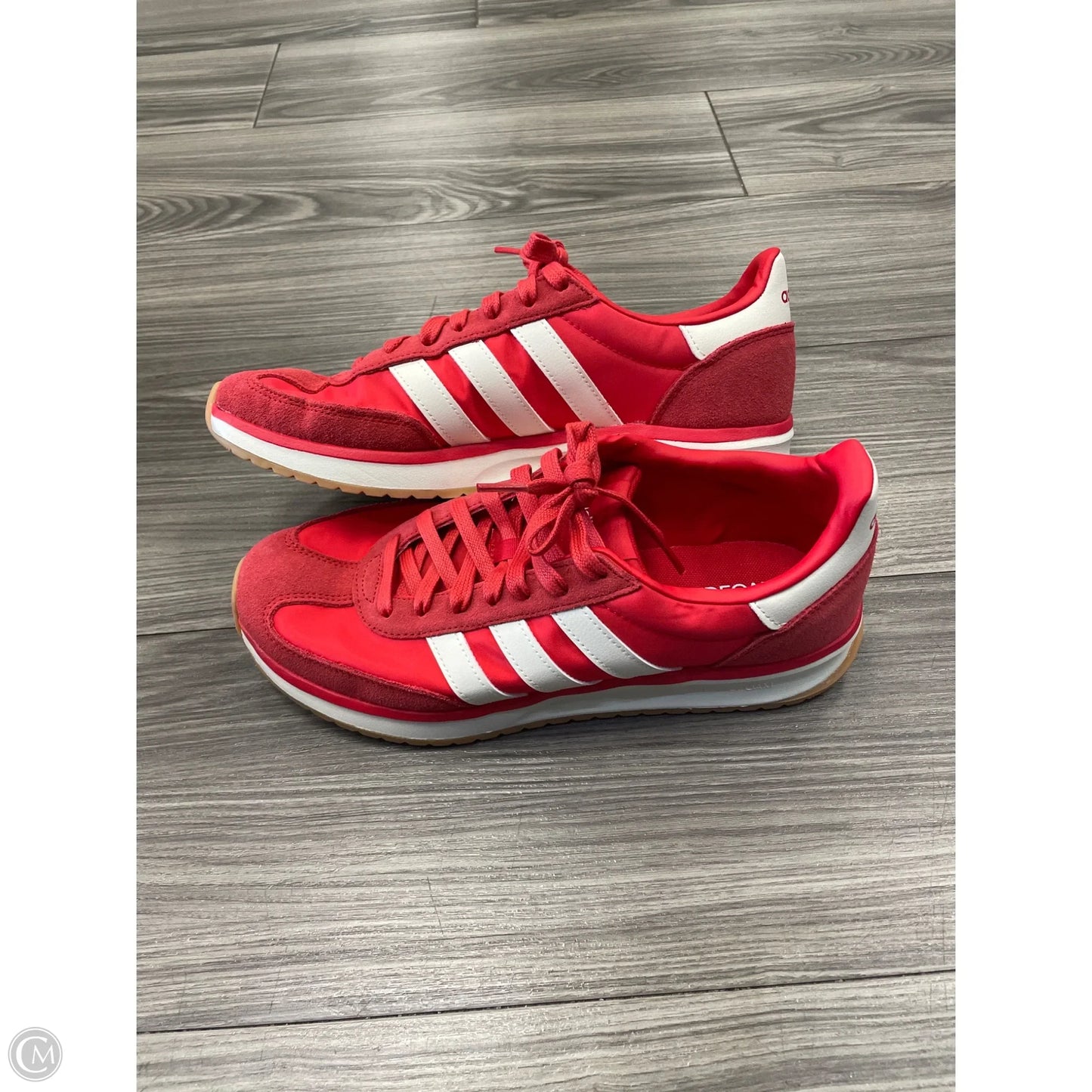 Shoes Athletic By Adidas In Red & White, Size: 10