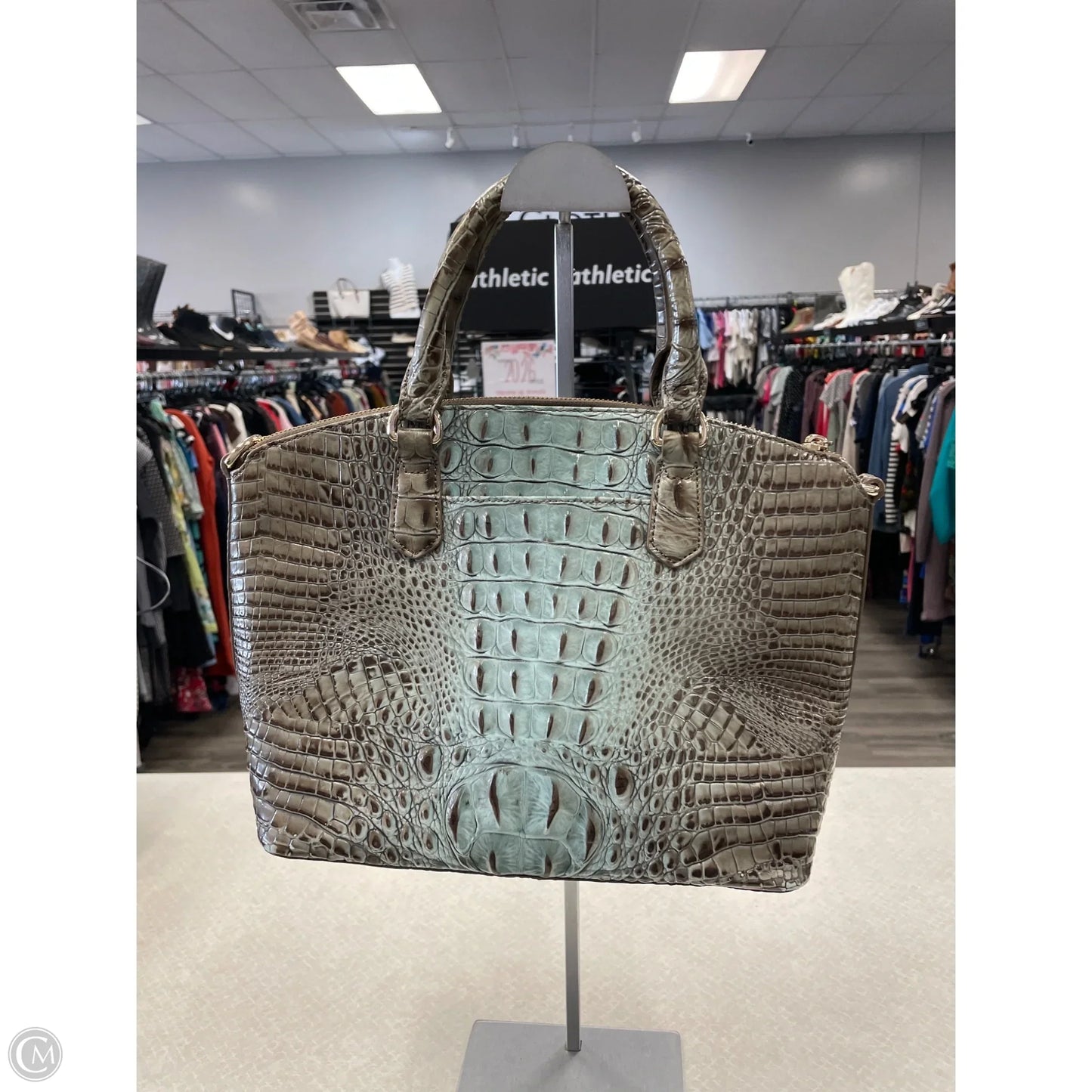 Handbag Designer By Brahmin, Size: Large