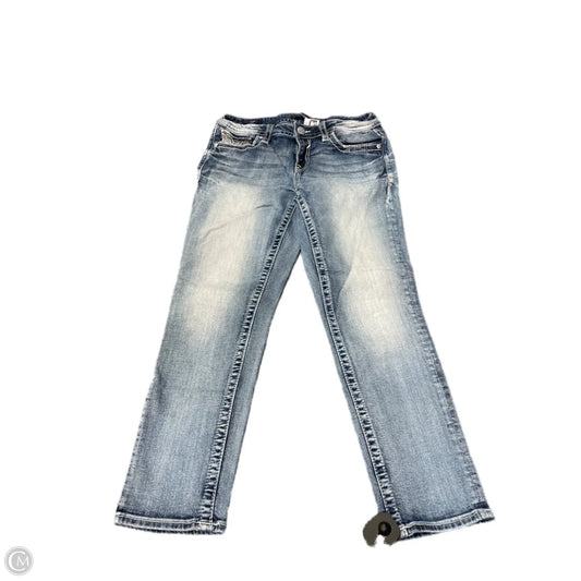 Capris By Vigoss In Blue Denim, Size: 10