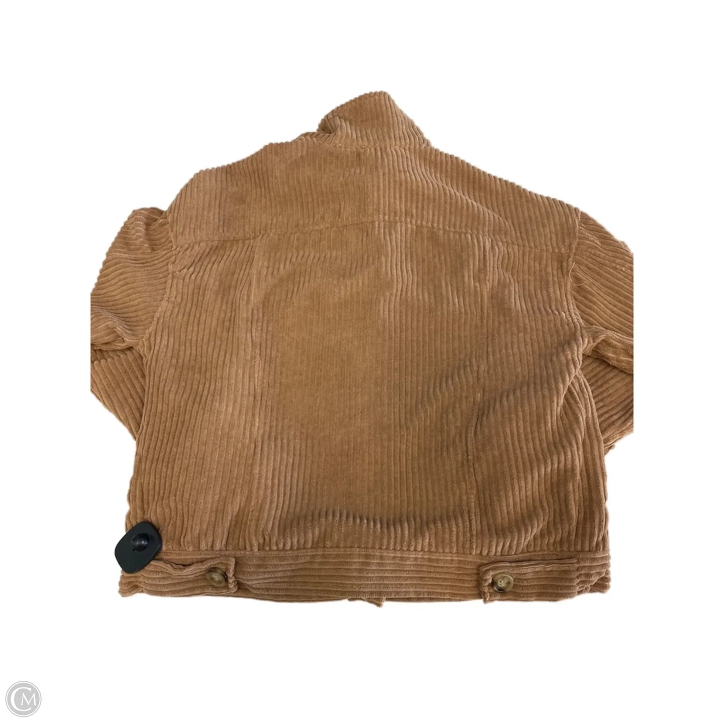 Jacket Shirt By Hyfve In Brown, Size: M