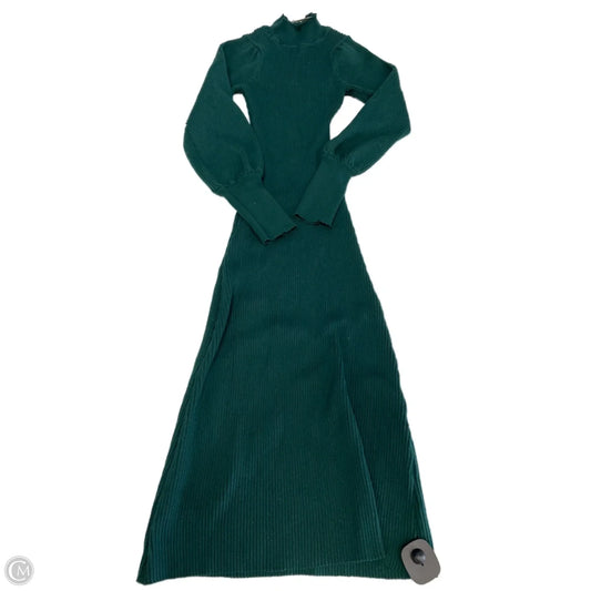 Dress Sweater By Clothes Mentor In Green, Size: M
