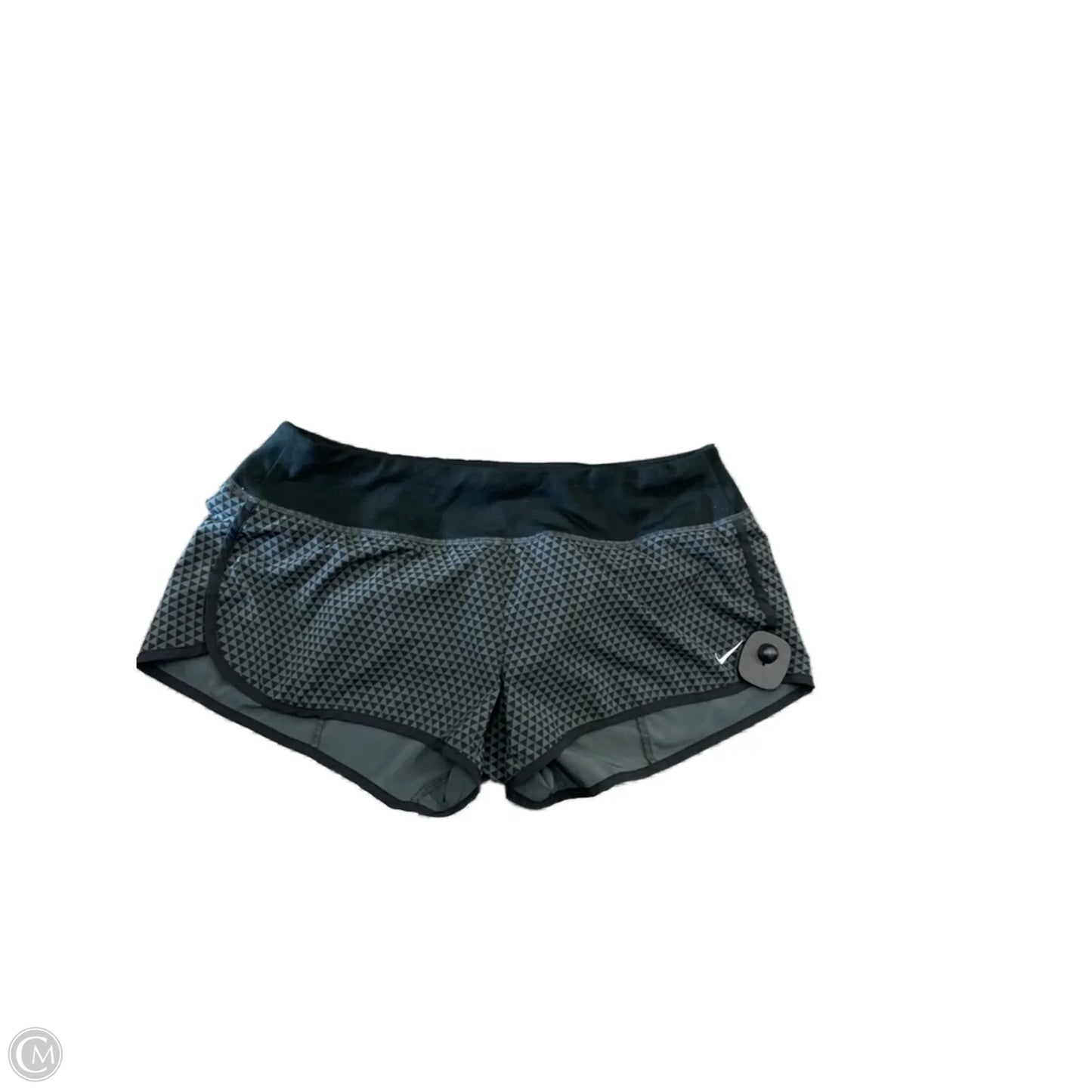 Athletic Shorts By Nike In Black & Grey, Size: M