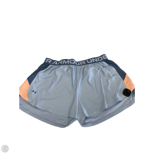 Athletic Shorts By Under Armour In Blue & Orange, Size: 2x