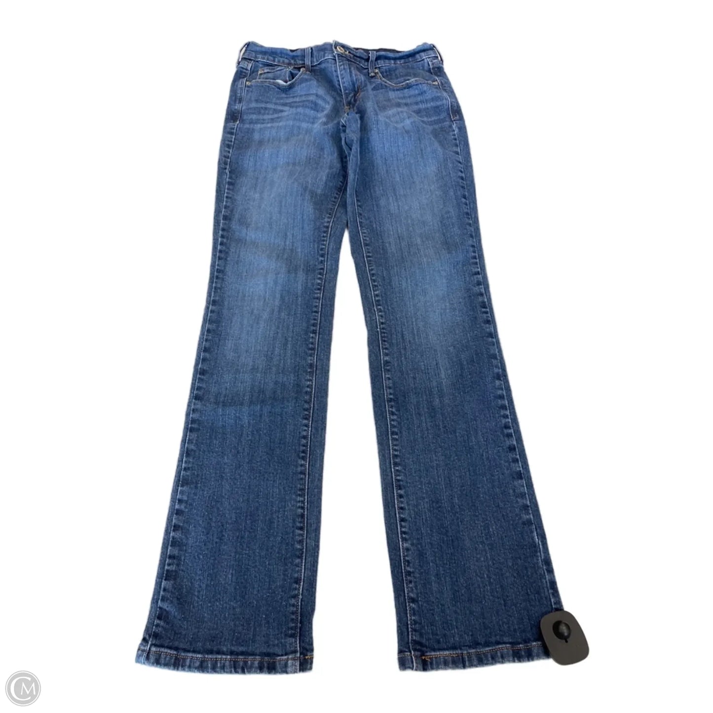 Jeans Straight By Levis In Blue Denim, Size: 6