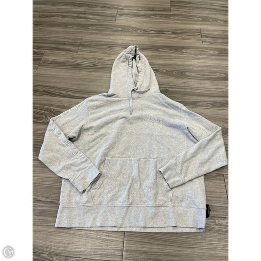 Sweatshirt Hoodie By American Eagle In Grey, Size: Xl