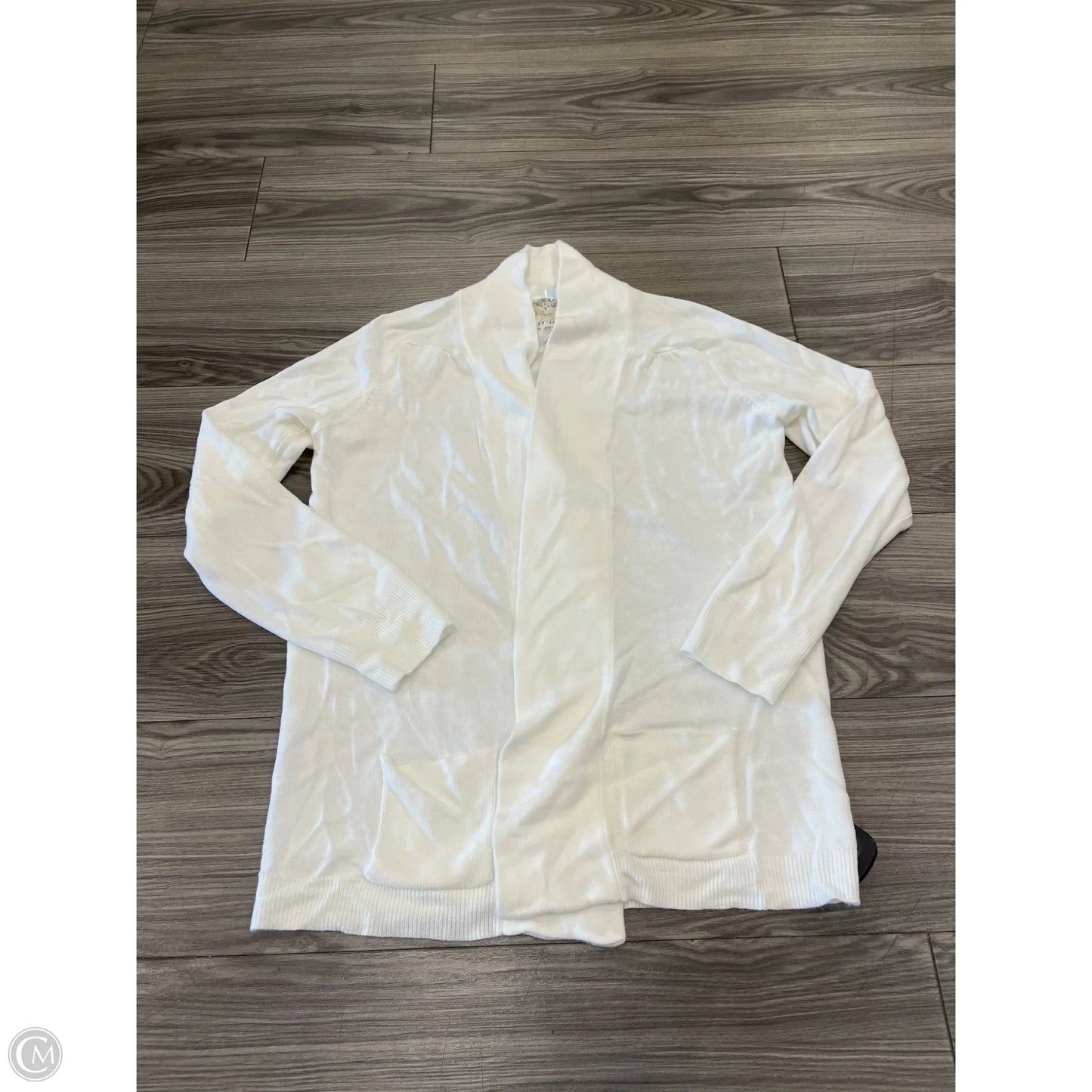 Cardigan By Debbie Morgan In White, Size: M