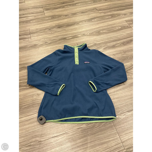 Top Long Sleeve By Patagonia In Blue, Size: M