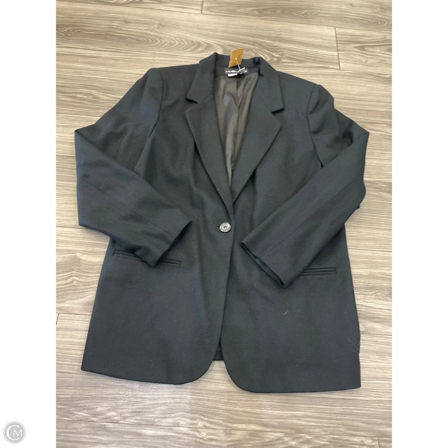 Blazer By Sag Harbor In Black, Size: 14