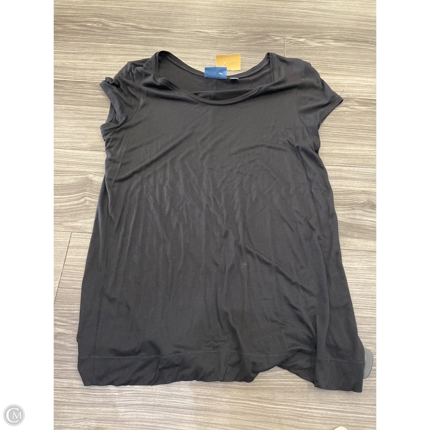 Top Long Sleeve Basic By Simply Vera In Black, Size: Xl