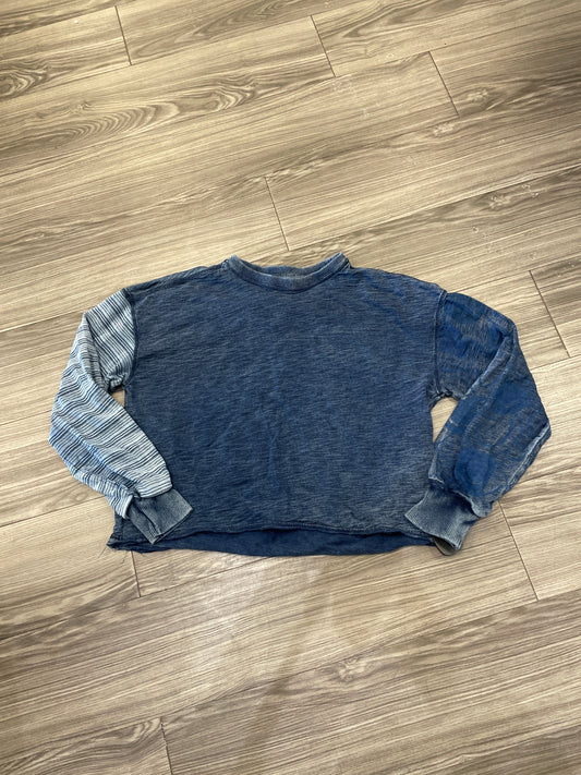 Top Long Sleeve By We The Free In Blue, Size: Xs