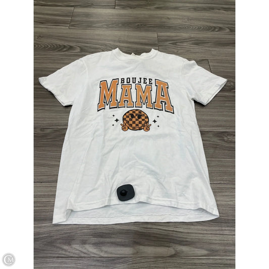 Top Short Sleeve By Comfort Colors In Cream, Size: S