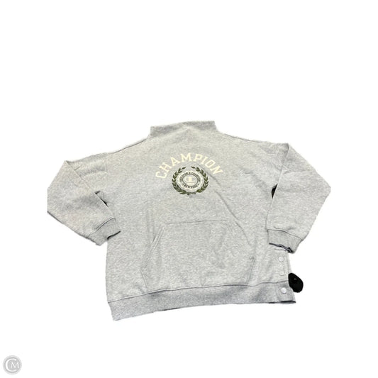 Sweatshirt Crewneck By Champion In Grey, Size: M