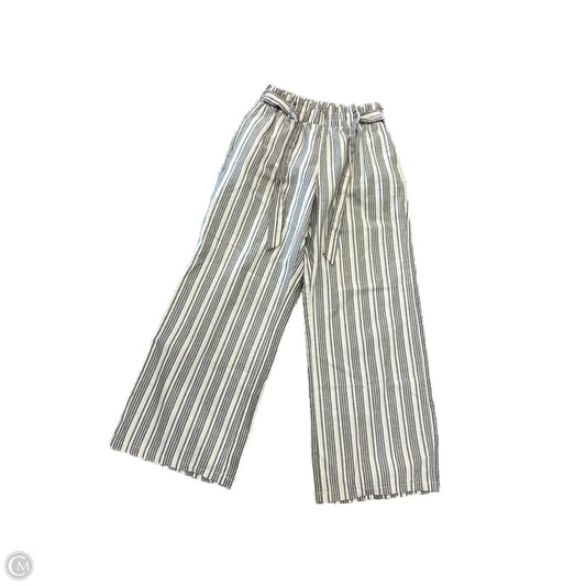 Pants Linen By Sienna Sky In Striped Pattern, Size: L