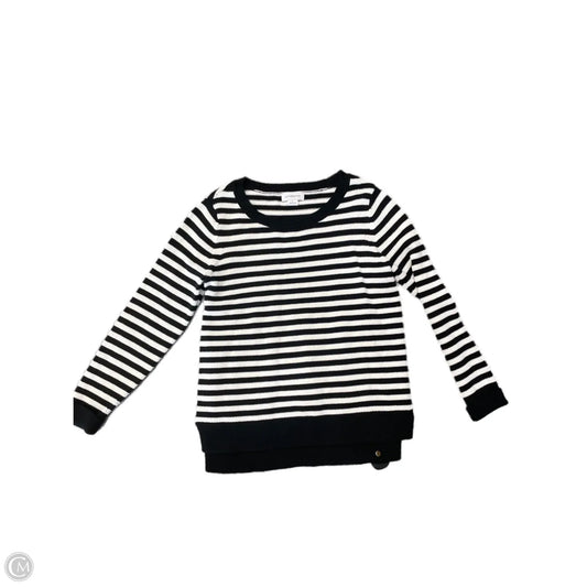 Sweater By Liz Claiborne In Striped Pattern, Size: L