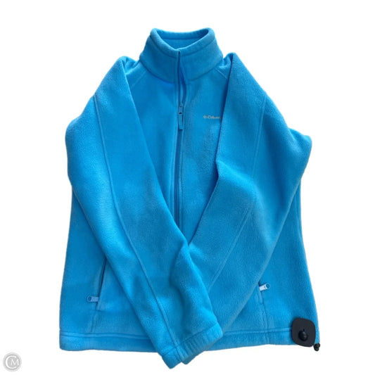 Jacket Fleece By Columbia In Blue, Size: L