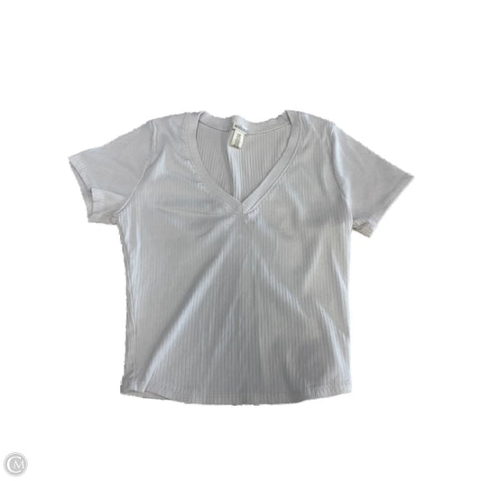 Top Short Sleeve By Bozzolo In White, Size: L