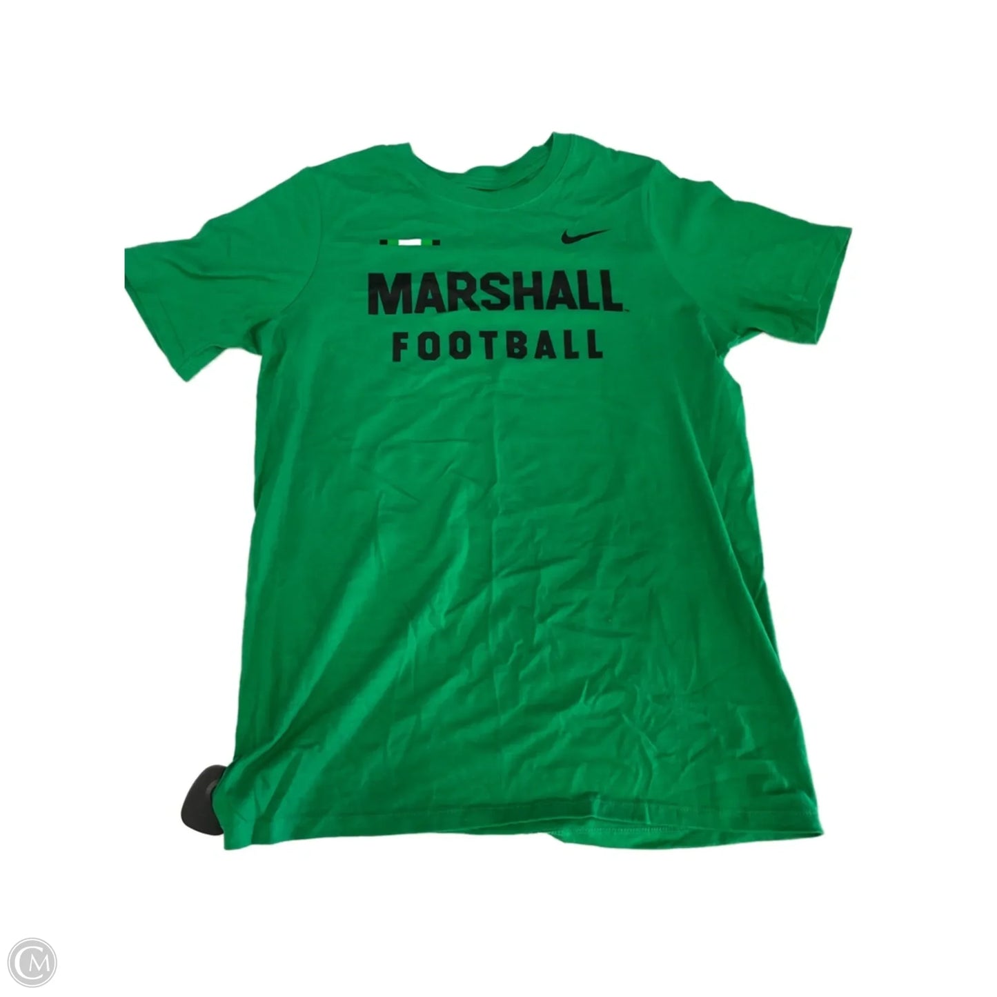 Top Short Sleeve By Nike In Green, Size: L