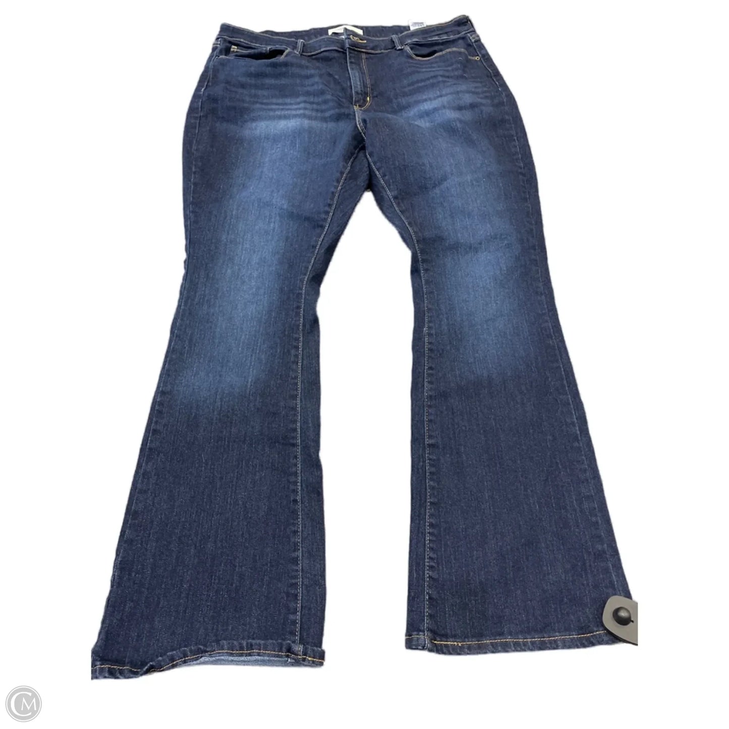 Jeans Boot Cut By Levis In Blue Denim, Size: 18