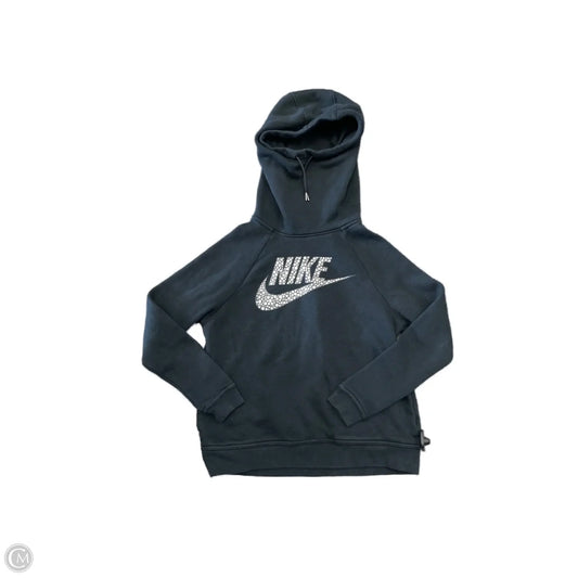 Sweatshirt Hoodie By Nike In Black, Size: S
