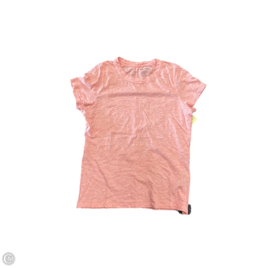 Top Short Sleeve By Banana Republic In Pink, Size: M