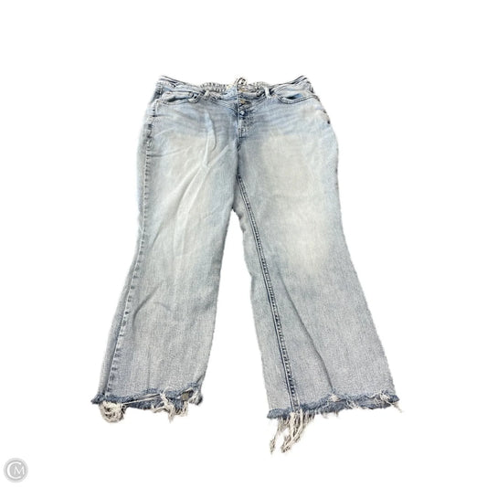 Jeans Straight By Maurices In Blue Denim, Size: 20
