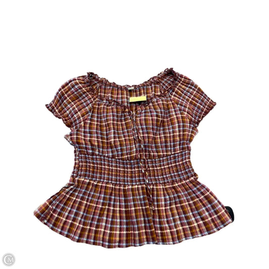 Top Short Sleeve By Old Navy In Multi-colored, Size: M