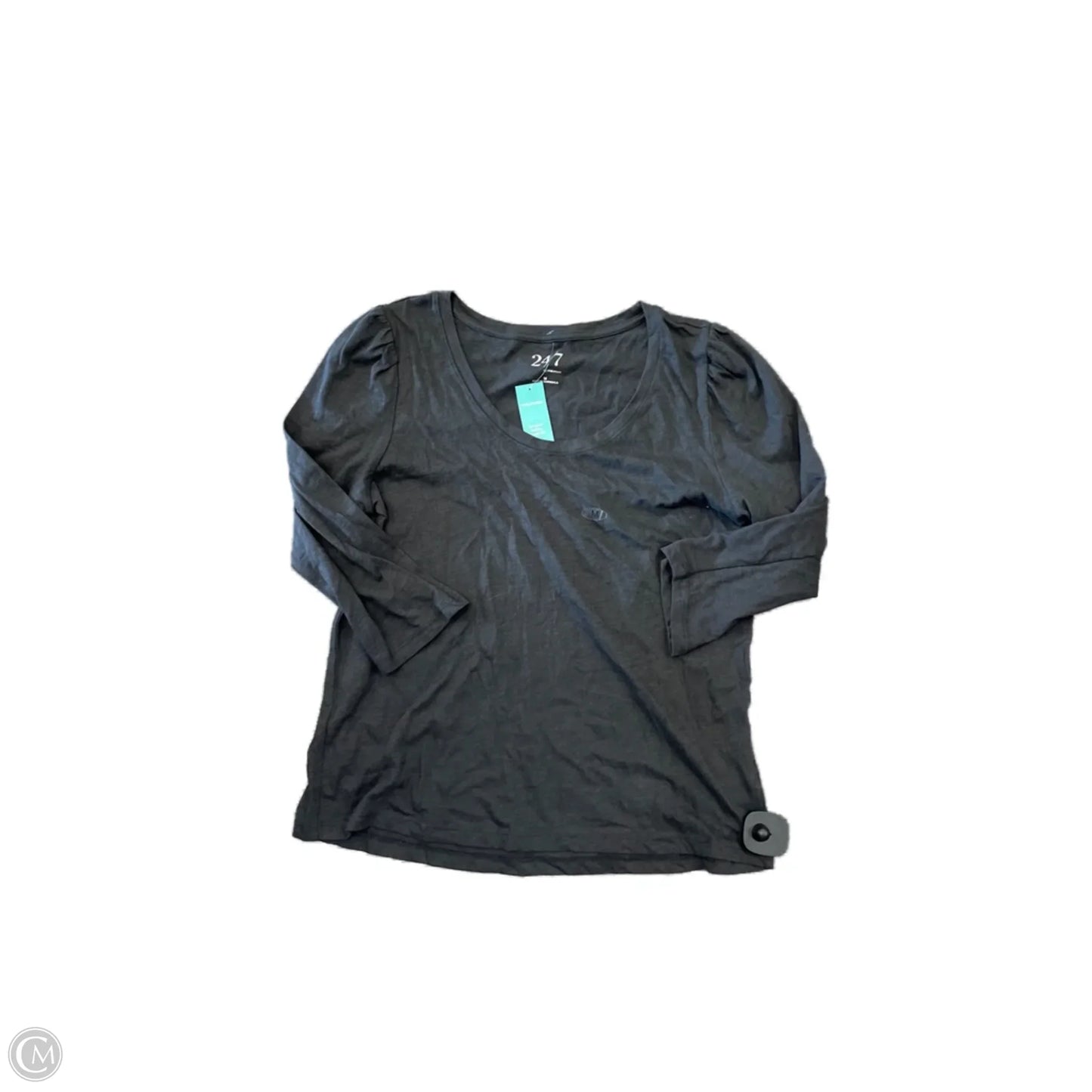 Top Long Sleeve By Maurices In Grey, Size: M