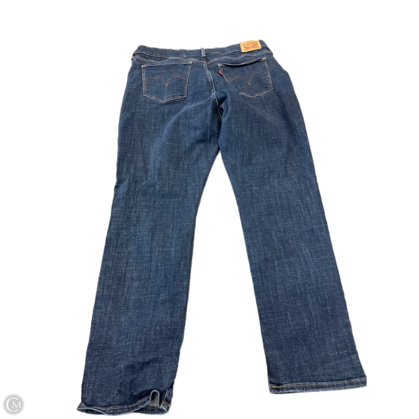 Jeans Straight By Levis In Blue, Size: 16