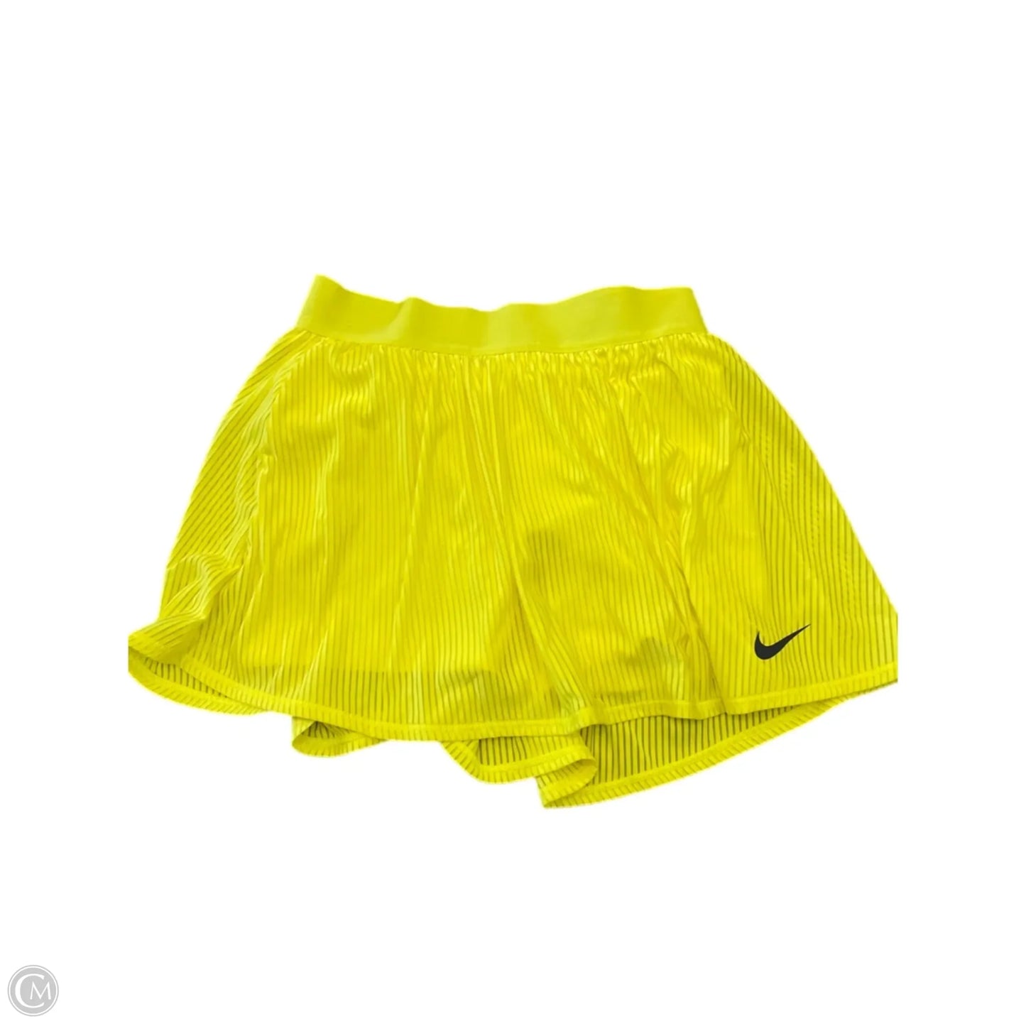 Athletic Skort By Nike In Yellow, Size: Xs