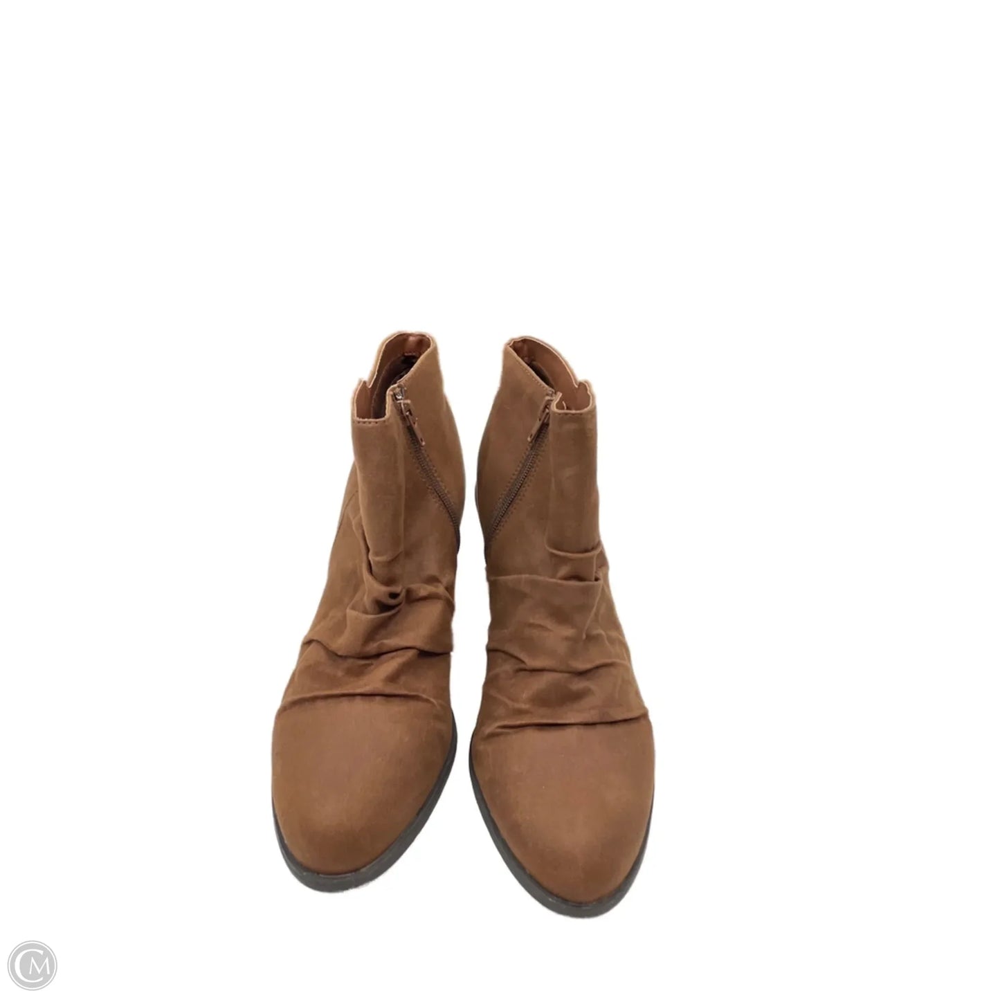 Boots Ankle Heels By Arizona In Brown, Size: 11